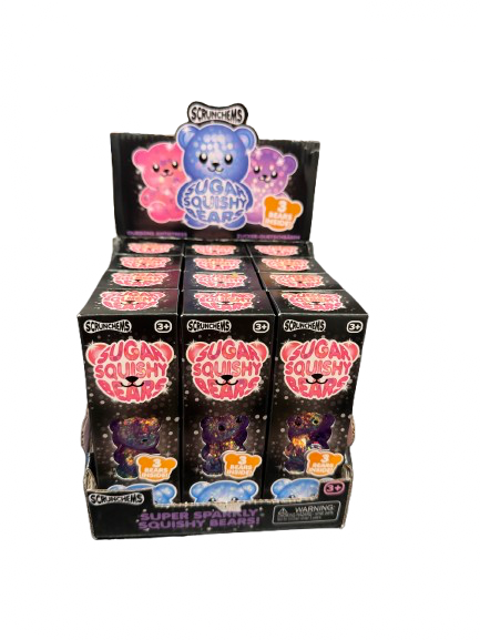 Scrunchems Sugar Squish Diddy Bears 3pk