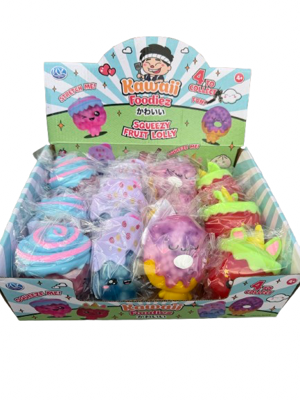 Kawaii Foodiez Fruit Lolly Squishys