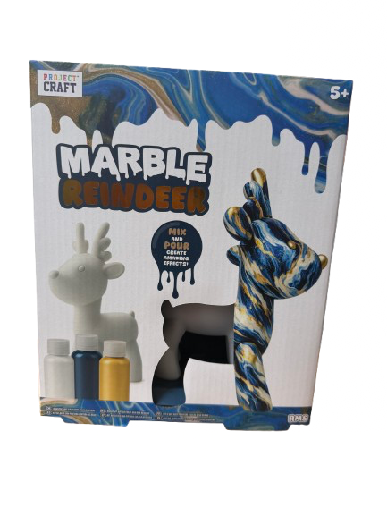 RMS Christmas Reindeer Marble Pour
