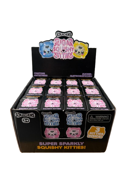Scrunchems Sugar Squish Diddy Kitties 3pk