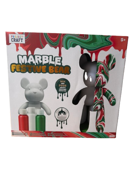 Marble Festive Bear Pour Kit