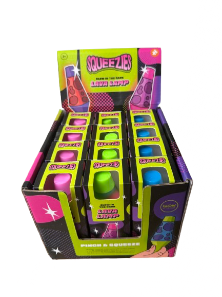 Squeezees Glow in The Dark Lava Lamp