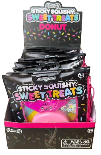 Scrunchems Sticky Squishy Sweet Treats Donut