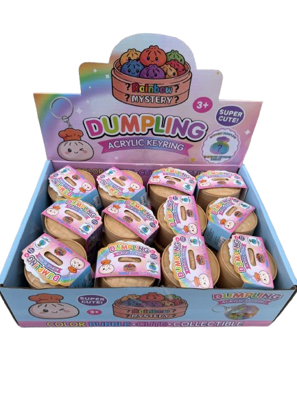 Acrylic Dumpling Keyrings