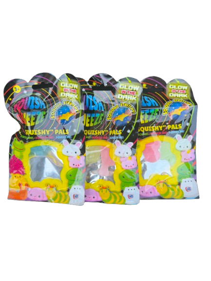 Squish Meez Glow in The Dark Pals