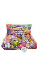 Galaxy Squishy Ball Keyring