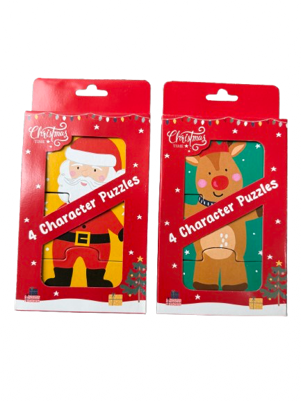 Christmas Puzzles 4pk
