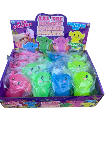 Axl Beaded Squeeze Axolotl