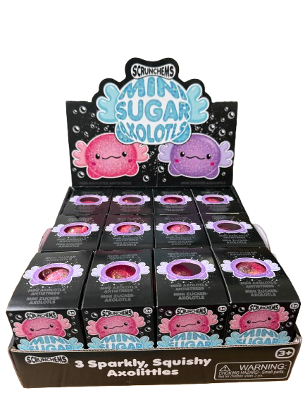 Scrunchems Mini Sugar Axolotls 3pk