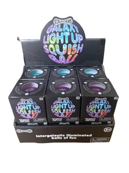 Scrunchems Galaxy Light Up Squish Balls