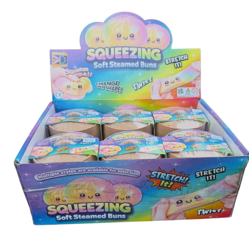 Squeezing soft mystery dumpling, Stretch it