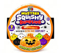 A round Play Hub Mystery Squishy Dumpling toy package with Halloween-themed 